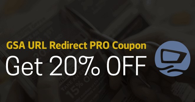 Save Big with GSA URL Redirect PRO: Get 20% OFF Coupon Code Today! gsa redirect coupon
